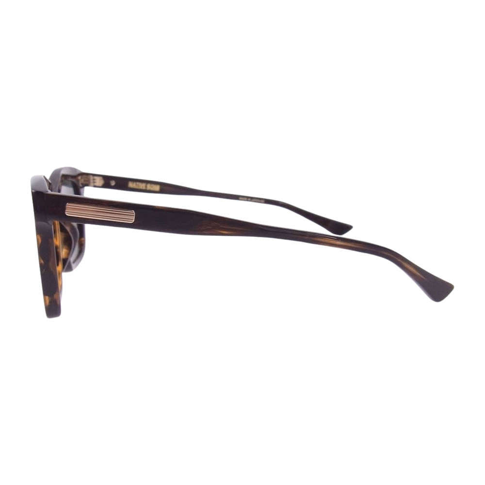 NEIGHBORHOOD ネイバーフッド 231LINSN-EW01 × NATIVE SONS ネイティヴ サンズ CHASE サングラス 眼鏡 ブラウン系 48.9□23.5-144【美品】【中古】
