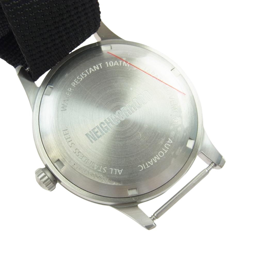 NEIGHBORHOOD ネイバーフッド 23218NH-AC01 NH ORIGINAL WATCH TYPE-1 オリジナル ウォッチ アナログ 腕時計 ブラック系【新古品】【未使用】【中古】