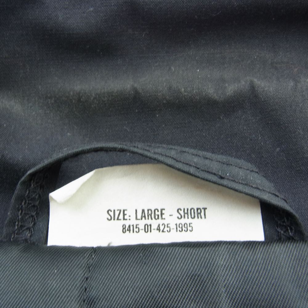 米海軍 SP0100-94-C-0350 JACKET UTILITY ユーティリティ ミリタリー ジャケット ブラック系 LARGE-SHORT【中古】