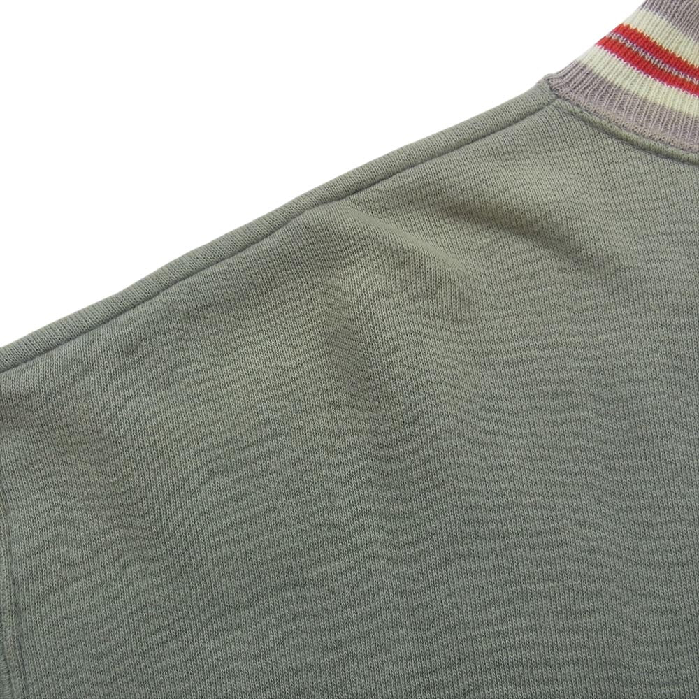 スポーツウェア ヴィンテージ 60s フルジップ スウェット グレー系 L【中古】