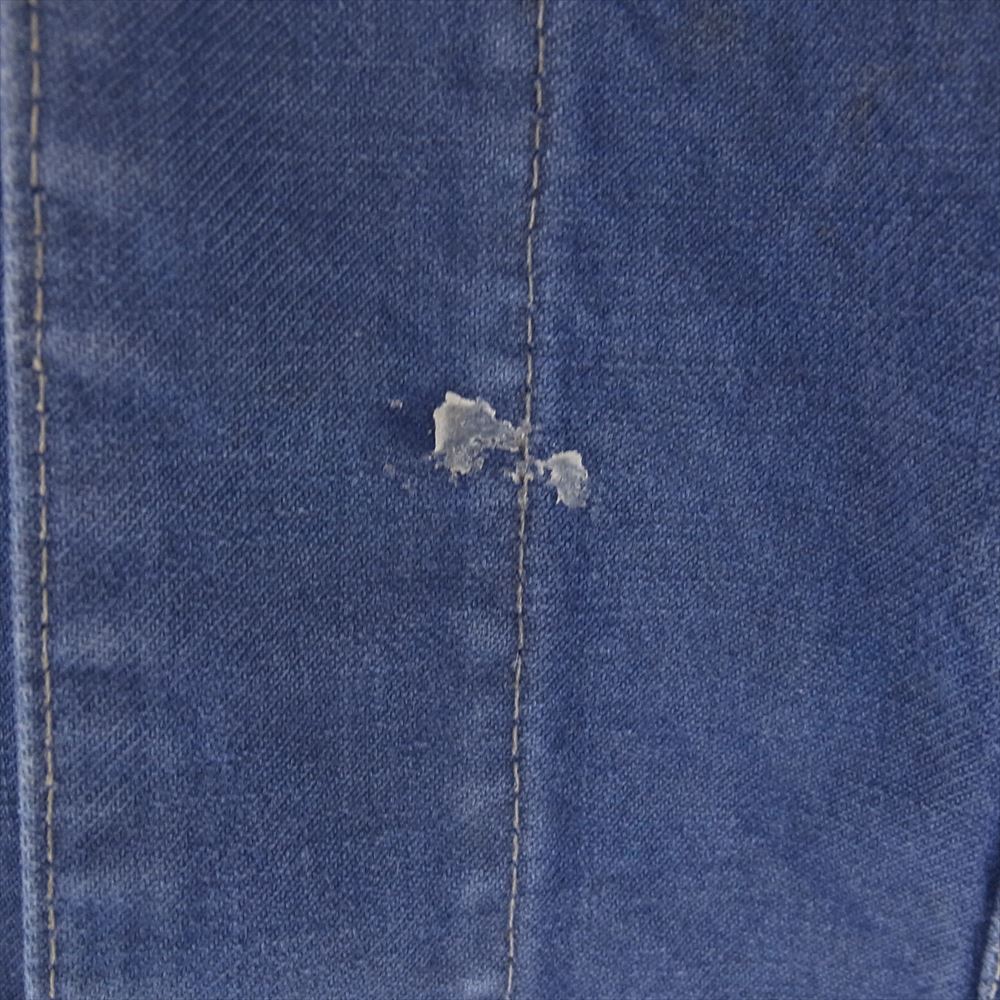 ヴィンテージ UNIC D.F フランス製 ワーク カバーオール ジャケット ブルー系【中古】