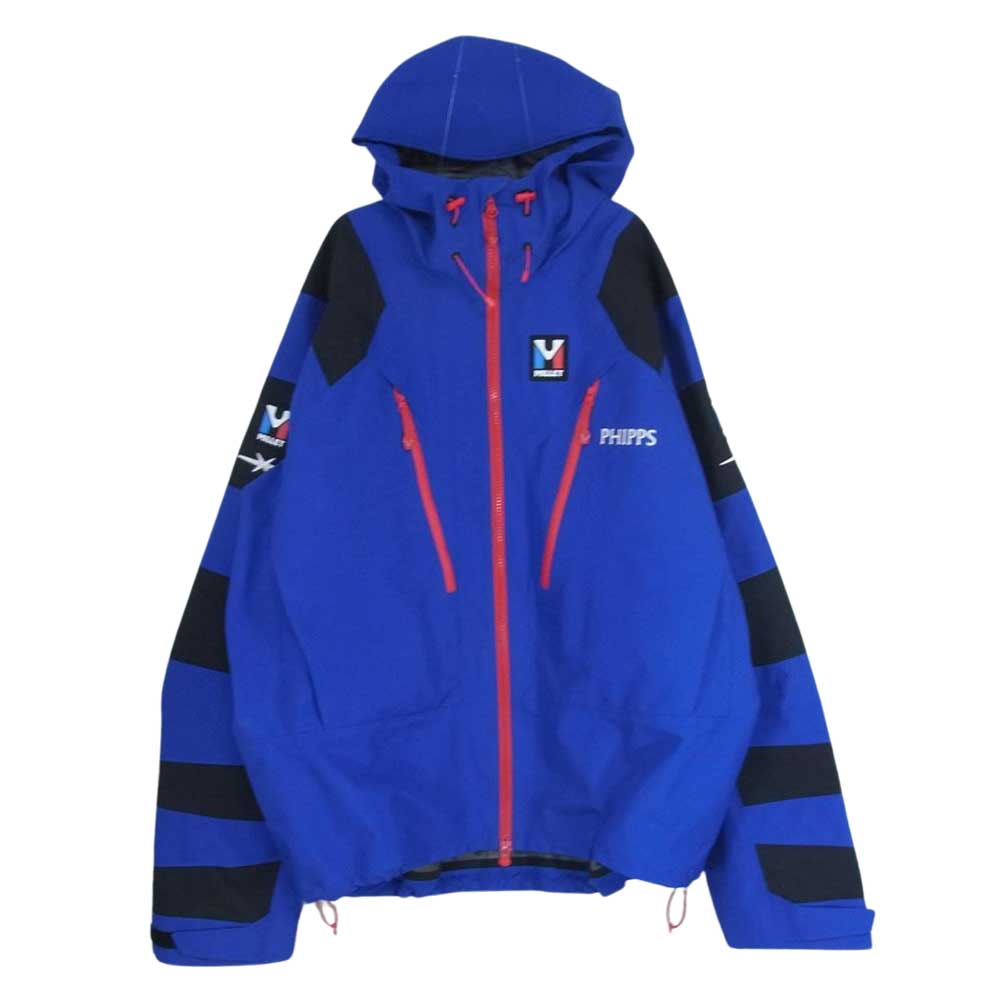 ミレー Phipps Millet Goretex Rain Jacket ゴアテックス レイン ジャケット ブルー系 XL【中古】