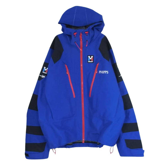ミレー Phipps Millet Goretex Rain Jacket ゴアテックス レイン ジャケット ブルー系 XL【中古】