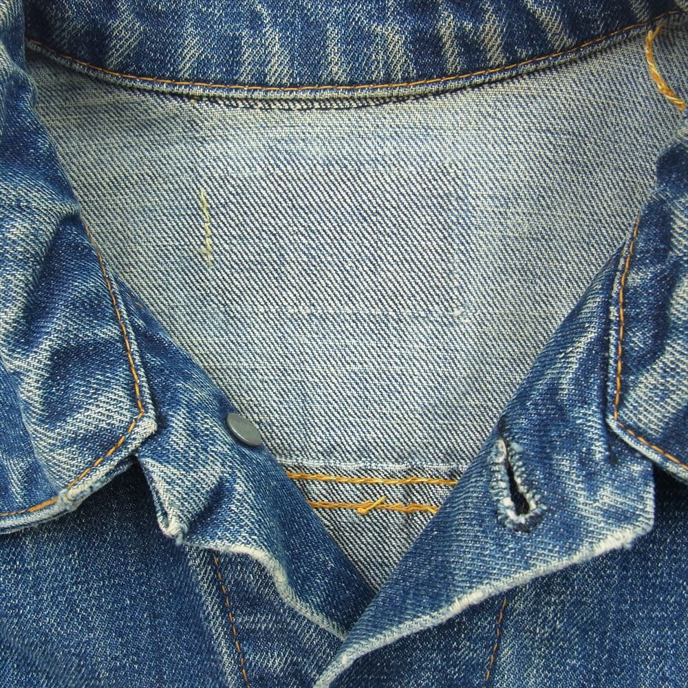 Levi's リーバイス ヴィンテージ オリジナル 70505 BIGE 4th 不均等V 刻印524 デニム ジャケット ブルー系【中古】