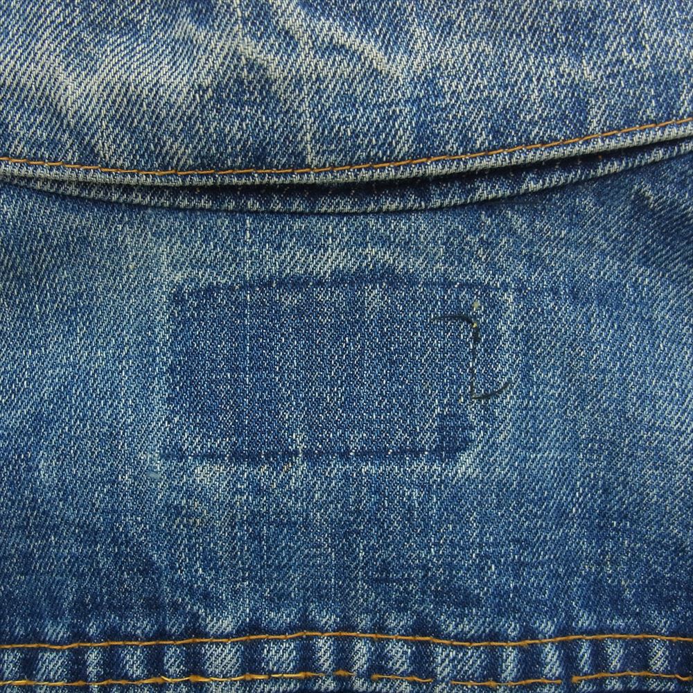 Levi's リーバイス ヴィンテージ オリジナル 70505 BIGE 4th 不均等V 刻印524 デニム ジャケット ブルー系【中古】