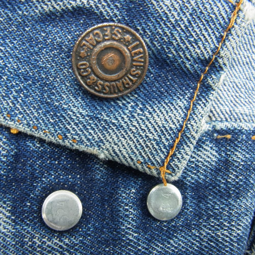 Levi's リーバイス ヴィンテージ オリジナル 70505 BIGE 4th 不均等V 刻印524 デニム ジャケット ブルー系【中古】