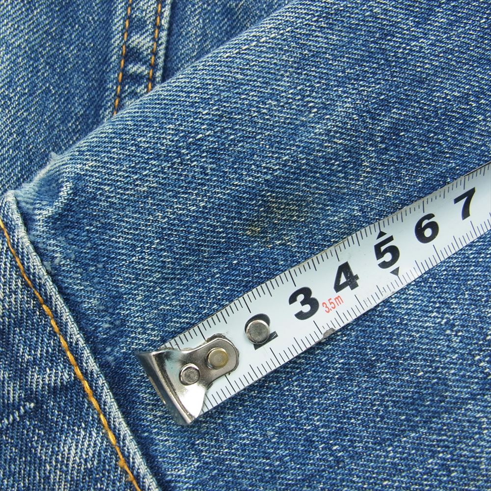 Levi's リーバイス ヴィンテージ オリジナル 70505 BIGE 4th 不均等V 刻印524 デニム ジャケット ブルー系【中古】