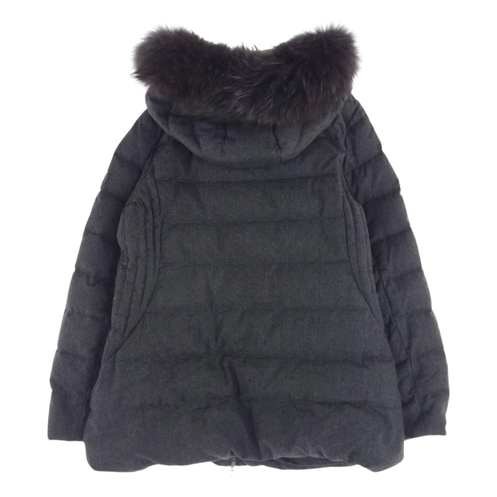 TATRAS タトラス LTAT20A4795-D  KOSAVA コサヴァ ポーランドラクーン ファー ダウン ジャケット ダークグレー系 4【中古】