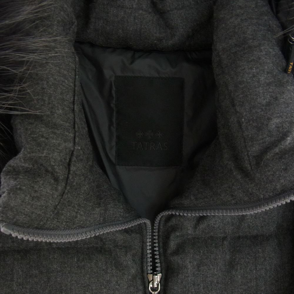 TATRAS タトラス LTAT20A4795-D  KOSAVA コサヴァ ポーランドラクーン ファー ダウン ジャケット ダークグレー系 4【中古】