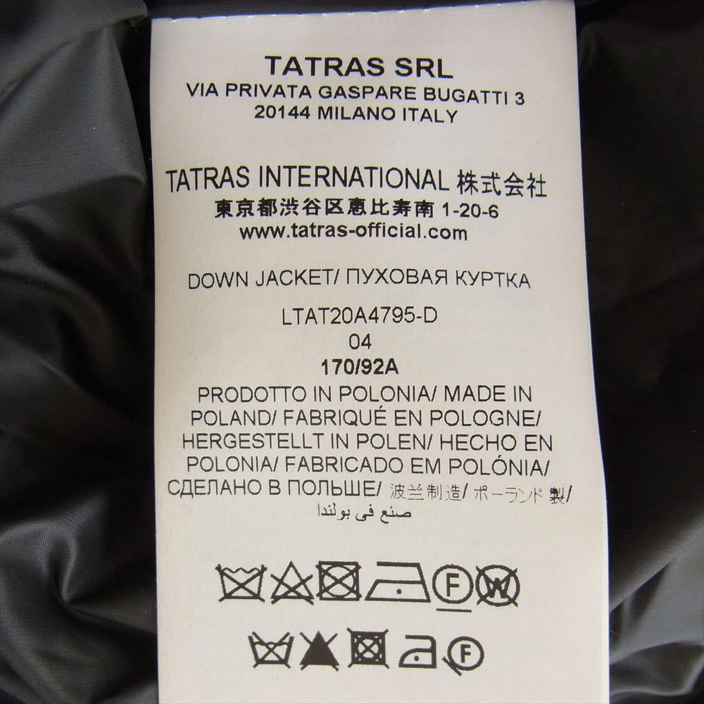TATRAS タトラス LTAT20A4795-D  KOSAVA コサヴァ ポーランドラクーン ファー ダウン ジャケット ダークグレー系 4【中古】