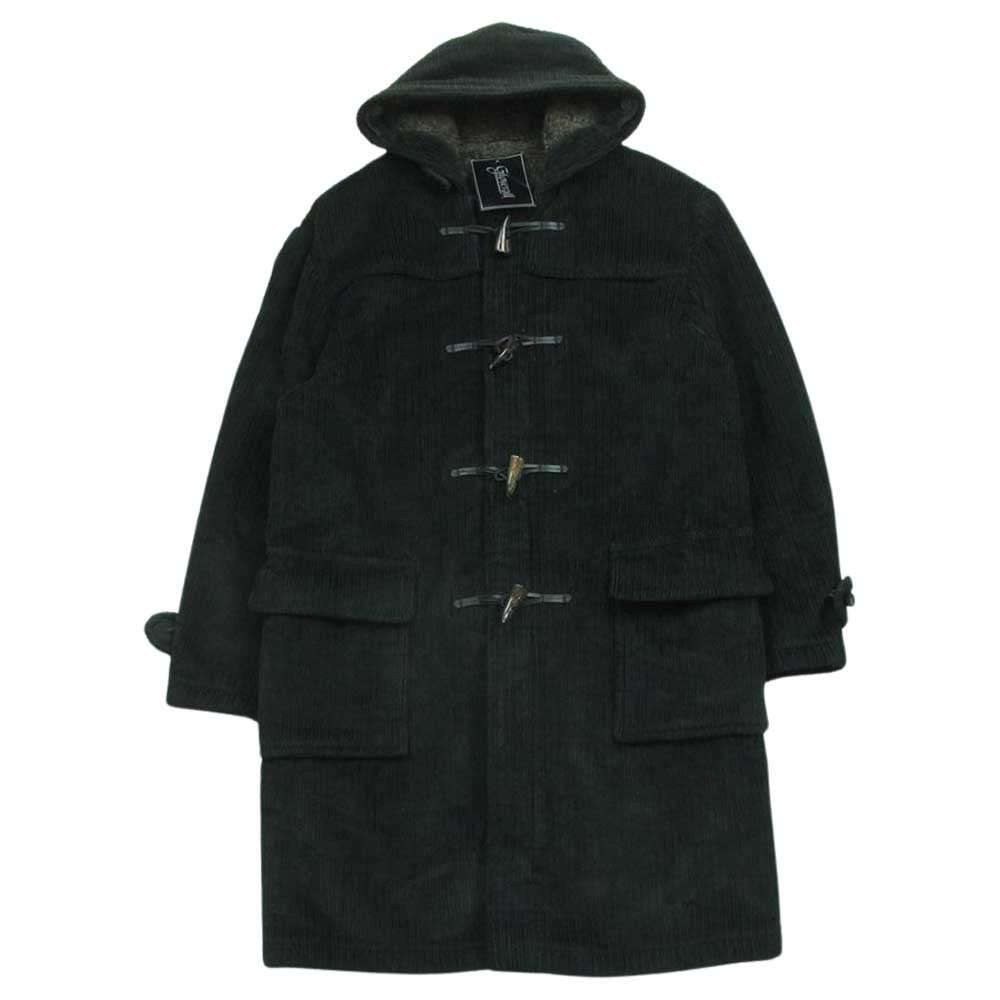 Gloverall グローバーオール 英国製 コーデュロイ ダッフル コート ダークグレー系 黒に近いダークグレー系 40【極上美品】【中古】