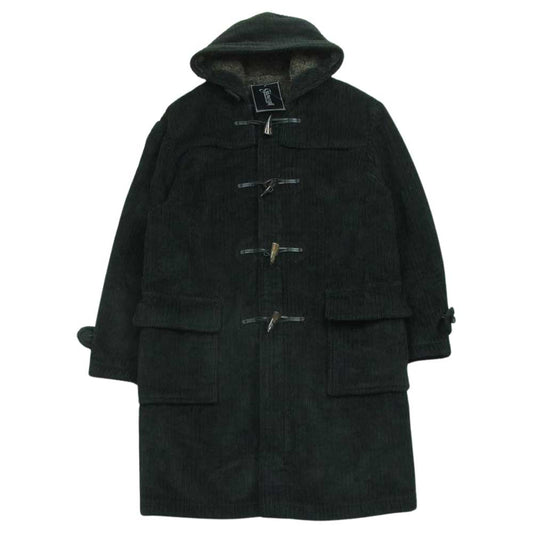 Gloverall グローバーオール 英国製 コーデュロイ ダッフル コート ダークグレー系 黒に近いダークグレー系 40【極上美品】【中古】