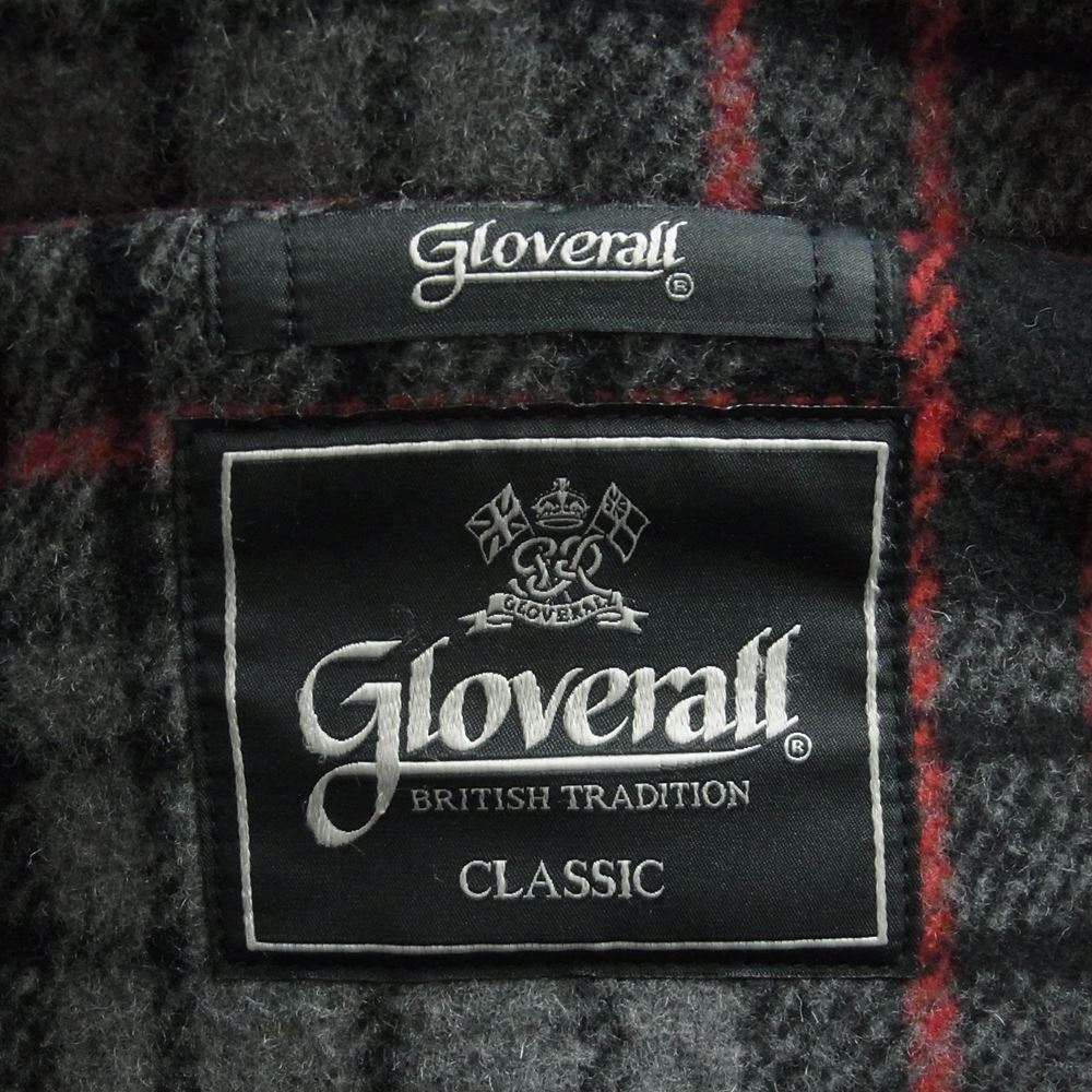 Gloverall グローバーオール ウール ポリエステル ダッフル コート ブラック系 42【中古】