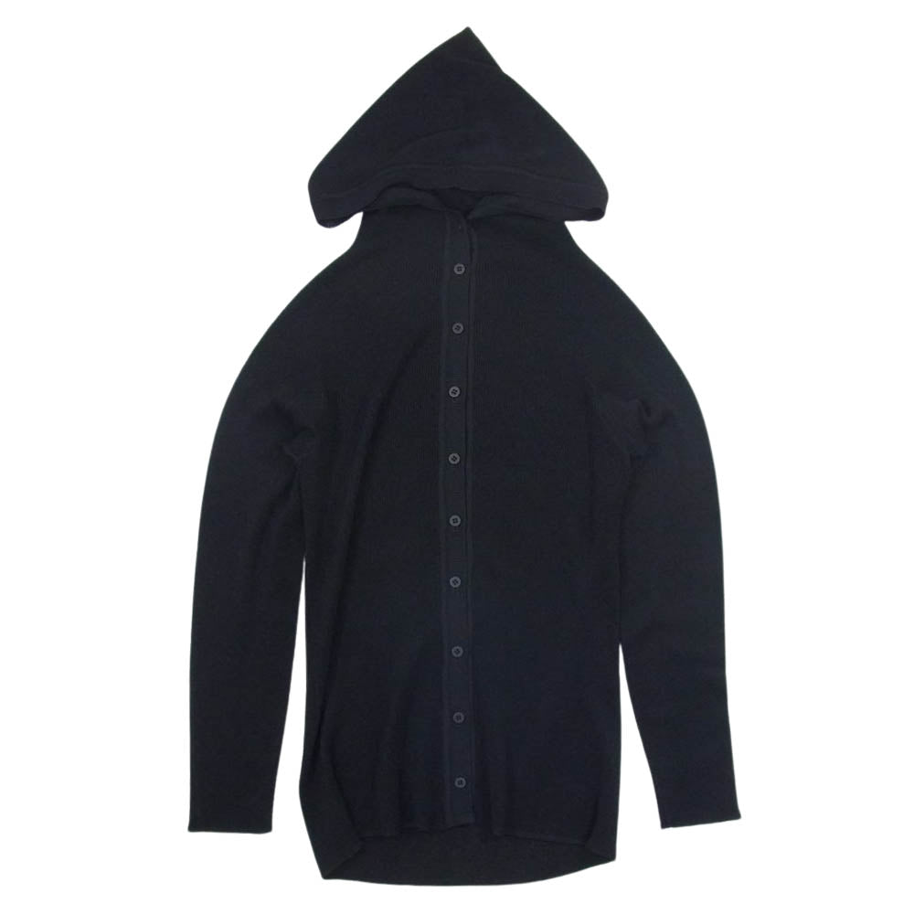 PLEATS PLEASE プリーツプリーズ イッセイミヤケ PP26-KO712 フード 二ット カーディガン ブラック系 5【中古】