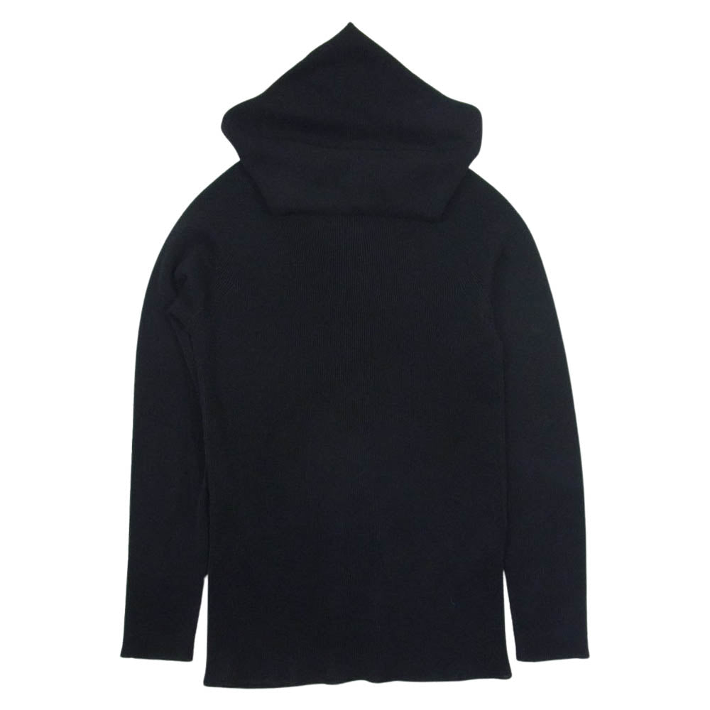 PLEATS PLEASE プリーツプリーズ イッセイミヤケ PP26-KO712 フード 二ット カーディガン ブラック系 5【中古】