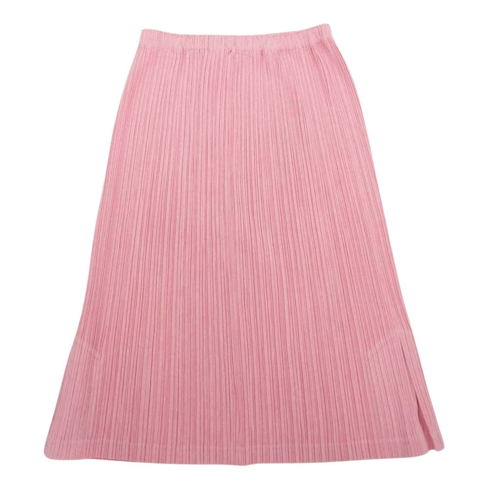 PLEATS PLEASE プリーツプリーズ イッセイミヤケ PP11-JG464 プリーツ加工 ミディ丈 スカート ピンク系 3【中古】