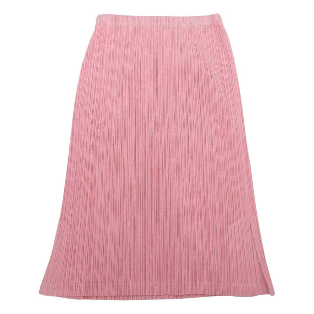 PLEATS PLEASE プリーツプリーズ イッセイミヤケ PP11-JG464 プリーツ加工 ミディ丈 スカート ピンク系 3【中古】
