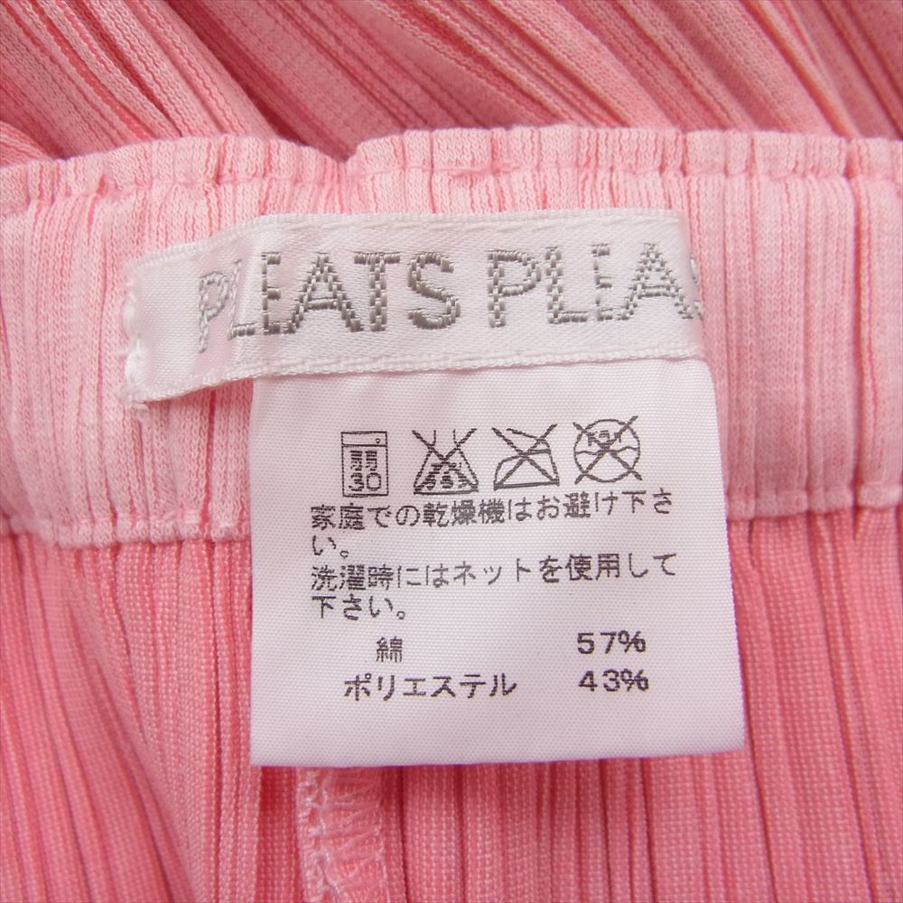 PLEATS PLEASE プリーツプリーズ イッセイミヤケ PP11-JG464 プリーツ加工 ミディ丈 スカート ピンク系 3【中古】