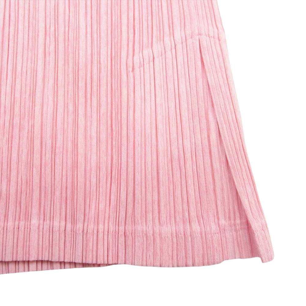 PLEATS PLEASE プリーツプリーズ イッセイミヤケ PP11-JG464 プリーツ加工 ミディ丈 スカート ピンク系 3【中古】