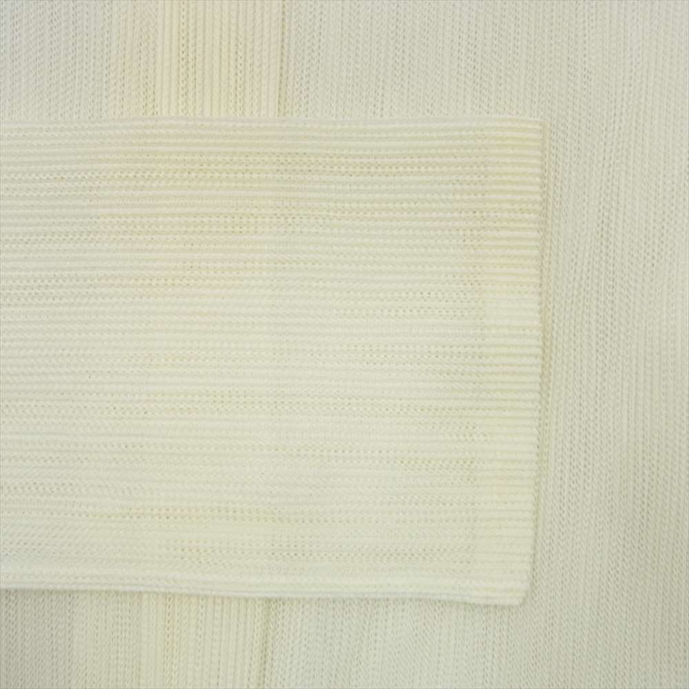 PLEATS PLEASE プリーツプリーズ イッセイミヤケ PP01-F0524 プリーツ加工 メッシュ カーディガン クリーム イエロー系 3【中古】