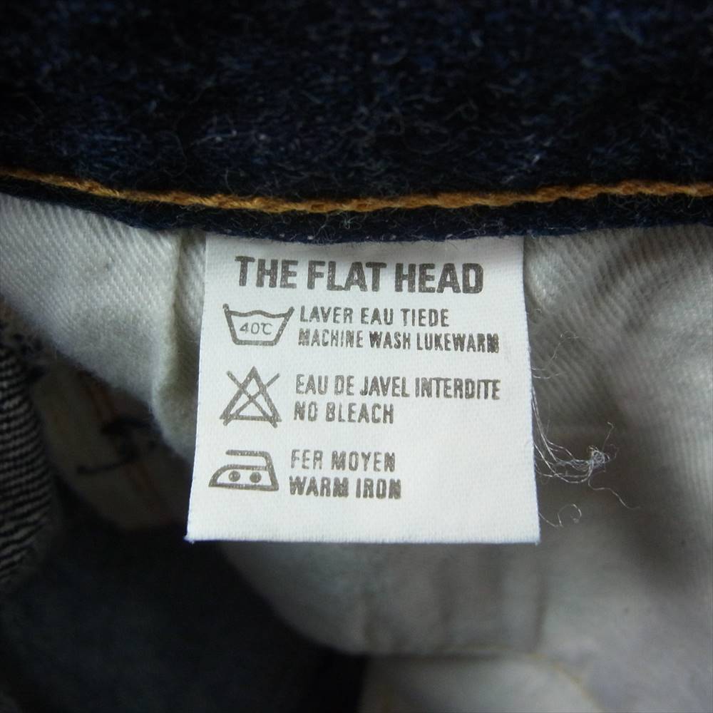THE FLAT HEAD ザフラットヘッド BJ-1 BALDER バルダー DENIMJEAN ブーツカット デニムジーンズ  インディゴブルー系 29【中古】