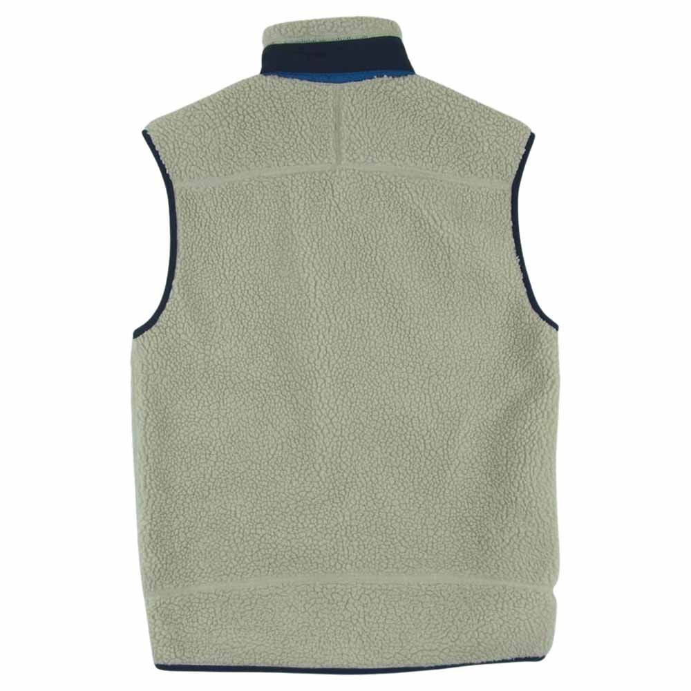 patagonia パタゴニア 19AW 23048 Classic Retro-X Vest クラシック レトロ X エックス フリース ベスト グレイッシュベージュ系 S【中古】