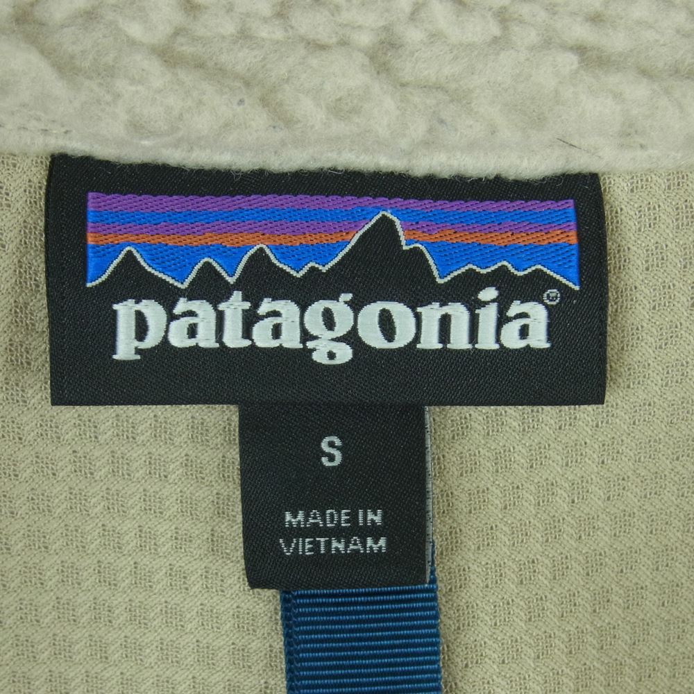 patagonia パタゴニア 19AW 23048 Classic Retro-X Vest クラシック レトロ X エックス フリース ベスト グレイッシュベージュ系 S【中古】