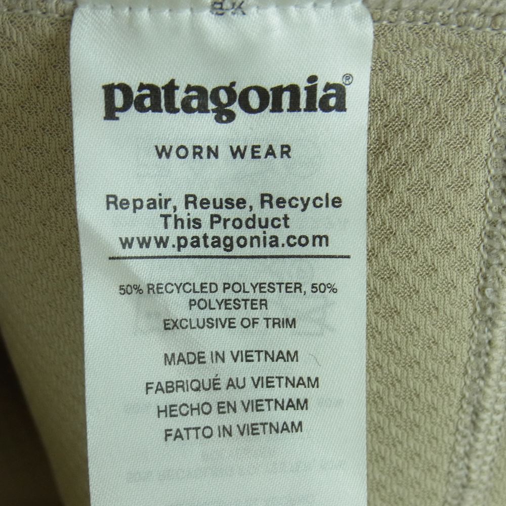 patagonia パタゴニア 19AW 23048 Classic Retro-X Vest クラシック レトロ X エックス フリース ベスト グレイッシュベージュ系 S【中古】