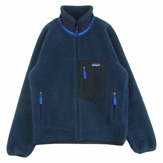 patagonia パタゴニア 19AW 23056 Classic Retro-X Jacket クラシック レトロエックス フリース ジャケット ネイビー系 S【中古】