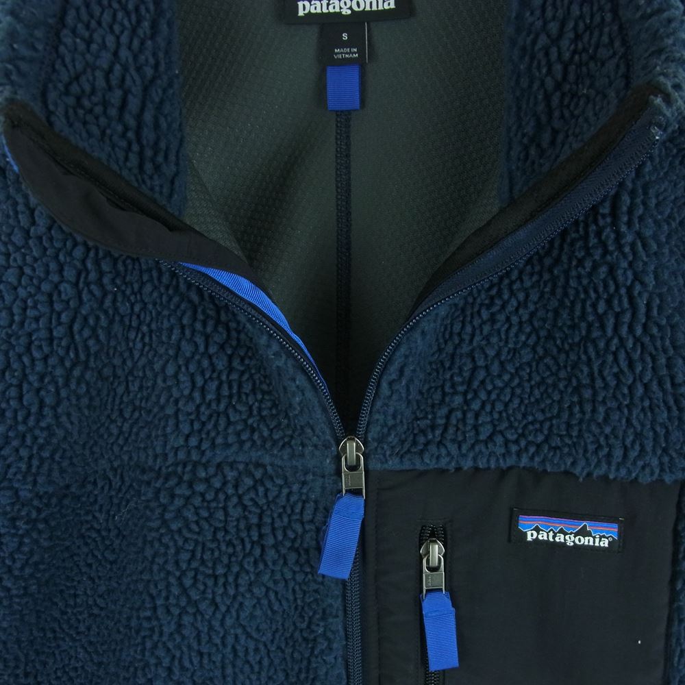patagonia パタゴニア 19AW 23056 Classic Retro-X Jacket クラシック レトロエックス フリース ジャケット ネイビー系 S【中古】