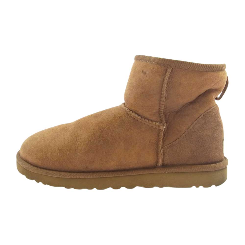 UGG アグ 1002072 CLASSIC MINI クラシック ミニ ムートン ブーツ ライトブラウン系 27cm【中古】