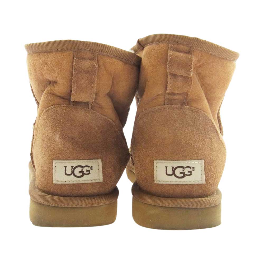 UGG アグ 1002072 CLASSIC MINI クラシック ミニ ムートン ブーツ ライトブラウン系 27cm【中古】