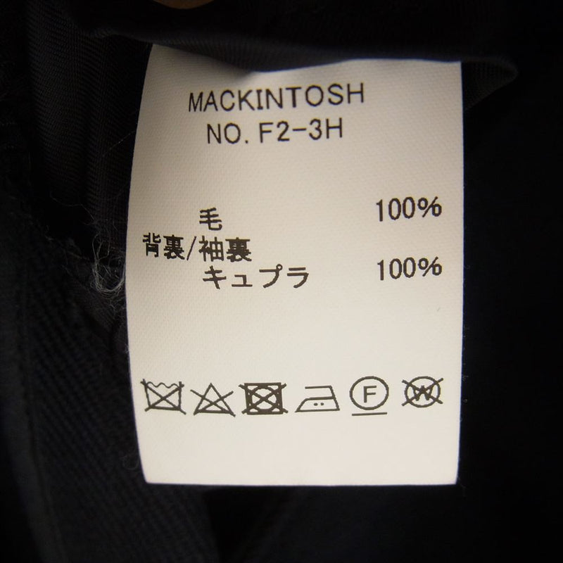 Mackintosh マッキントッシュ × EDIFICE 別注 ライトキャバリー ラグラン コート ネイビー系 38【中古】