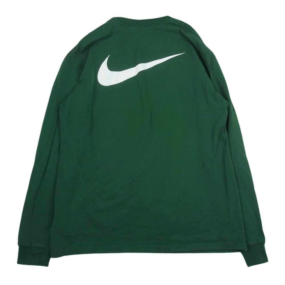 NIKE ナイキ DD3344-341 × STUSSY ステューシー SS Link L/S T?Shirt Green リンク プリント ロングスリーブ 長袖 Tシャツ ロンT グリーン系 M【中古】