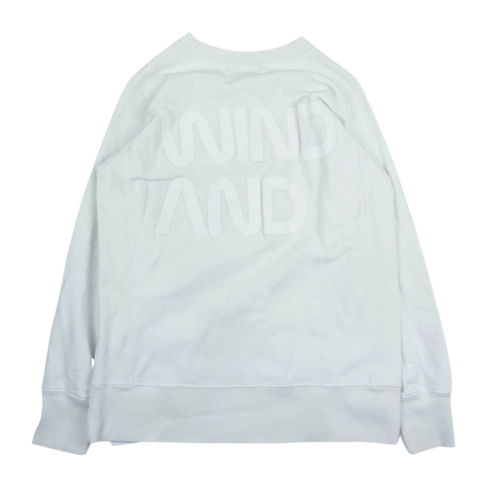 WIND AND SEA ウィンダンシー 20AW WDS-20A-TPS-07 SEA SWEAT SHIRT ロゴ スウェット シャツ トレーナー ホワイト系 M【中古】
