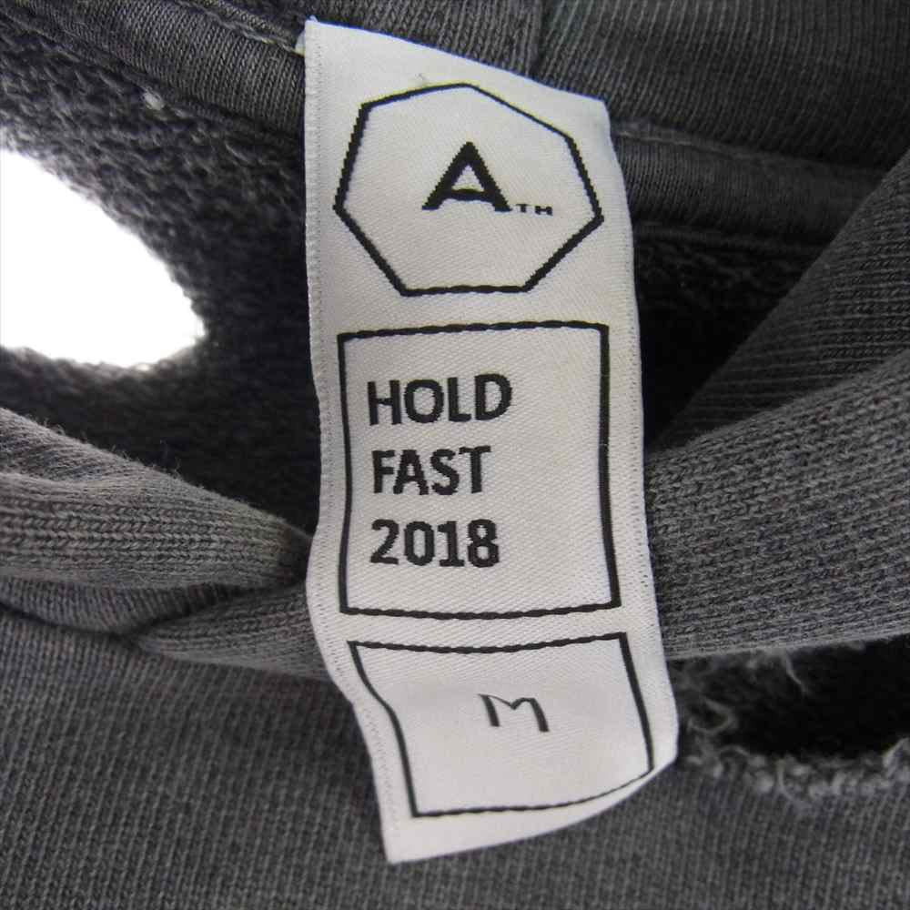アルケミスト  Al-S18-0000-001 KOOL PERFECT HOODIE ダメージ加工 プルオーバー パーカー グレー系 M【中古】