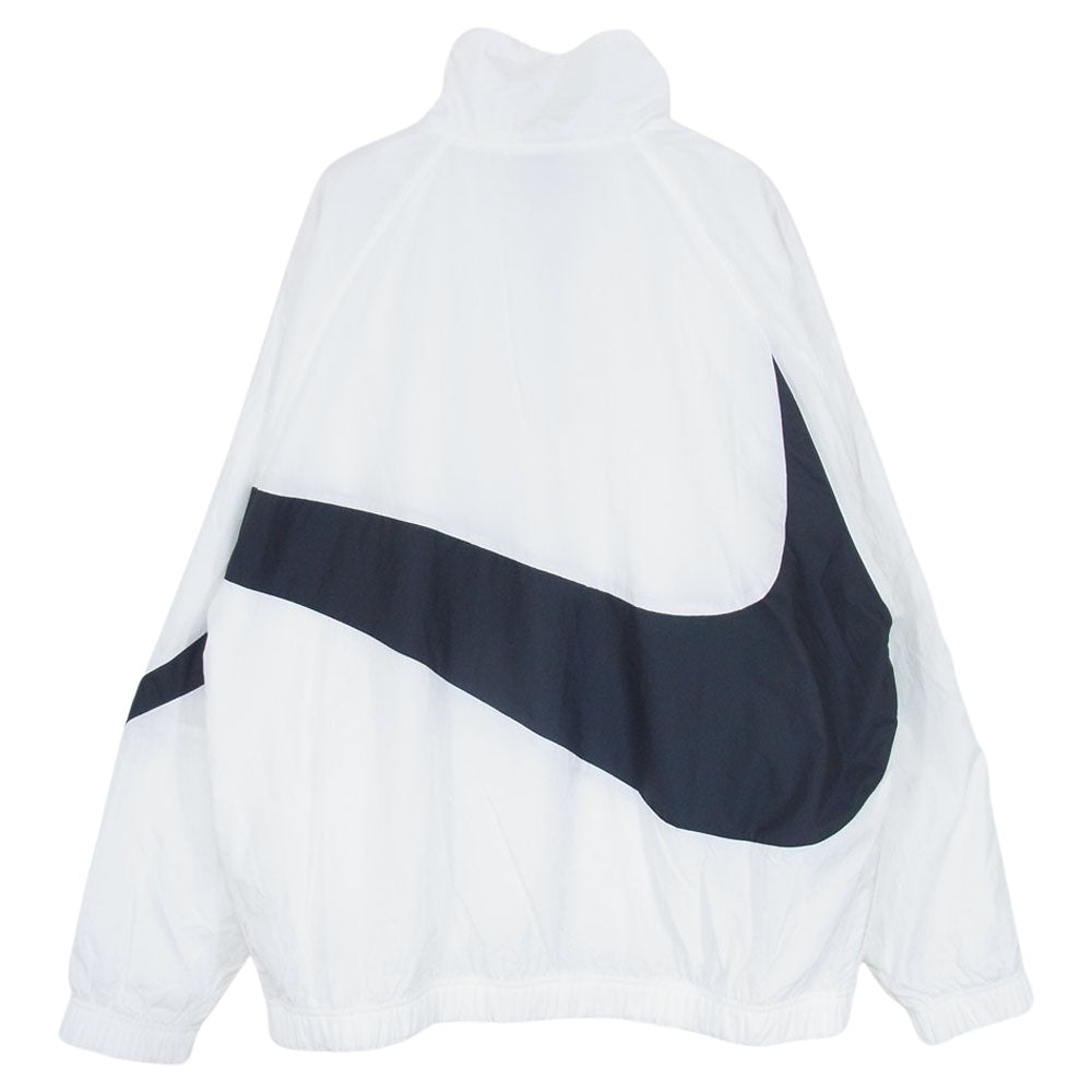 NIKE ナイキ AR3133-100 M HBR STMT  ビッグスウッシュ ウーブン ジャケット ホワイト系 L【中古】