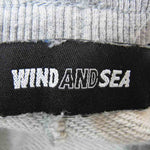 WIND AND SEA ウィンダンシー WDS-HUF-10 HUF SWEAT PANTS ロゴ スター刺繍 スウェット パンツ グレー系 M【中古】
