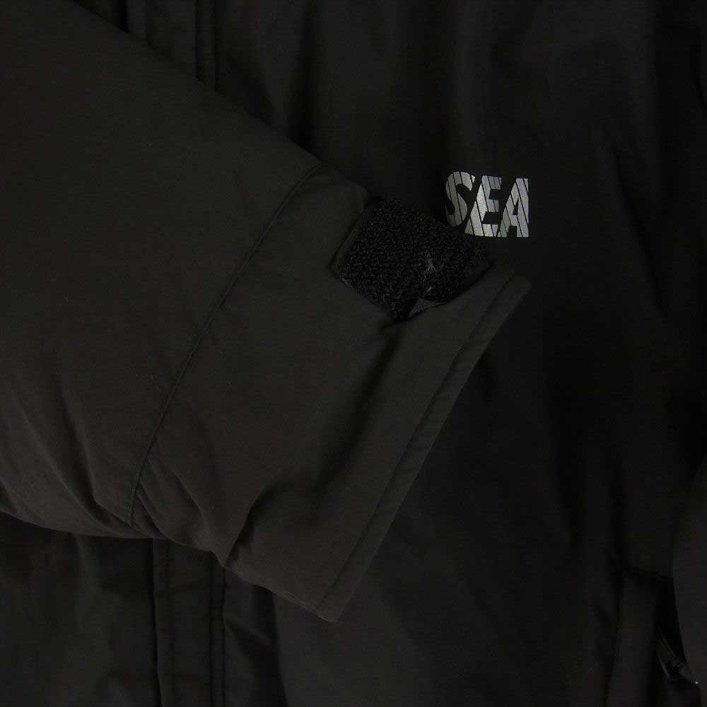 WIND AND SEA ウィンダンシー 22AW WT22525SN-WAS × Wild Things Ready Parka ワイルドシングス レディーパーカー 中綿 ジャケット コート ブラック系 M【中古】