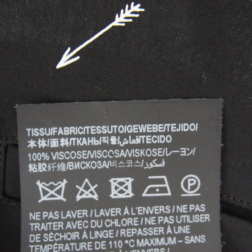 SAINT LAURENT サンローラン 21SS 531956 Y2D48  キューピッド プリント 総柄 半袖シャツ ブラック系 39【中古】