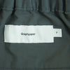 GRAPHPAPER グラフペーパー GM232-40058B Solotex Twill Wide Chef Pants ソロテックス ストレッチ タイプライター ワイド パンツ グレー系 チャコールグレー系 F【中古】