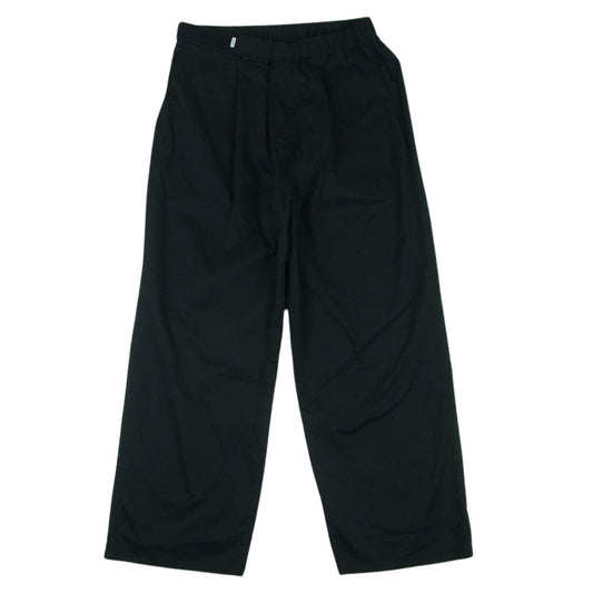 GRAPHPAPER グラフペーパー GM232-40058B Solotex Twill Wide Chef Pants ソロテックス ストレッチ タイプライター ワイド パンツ ブラック系 F【中古】