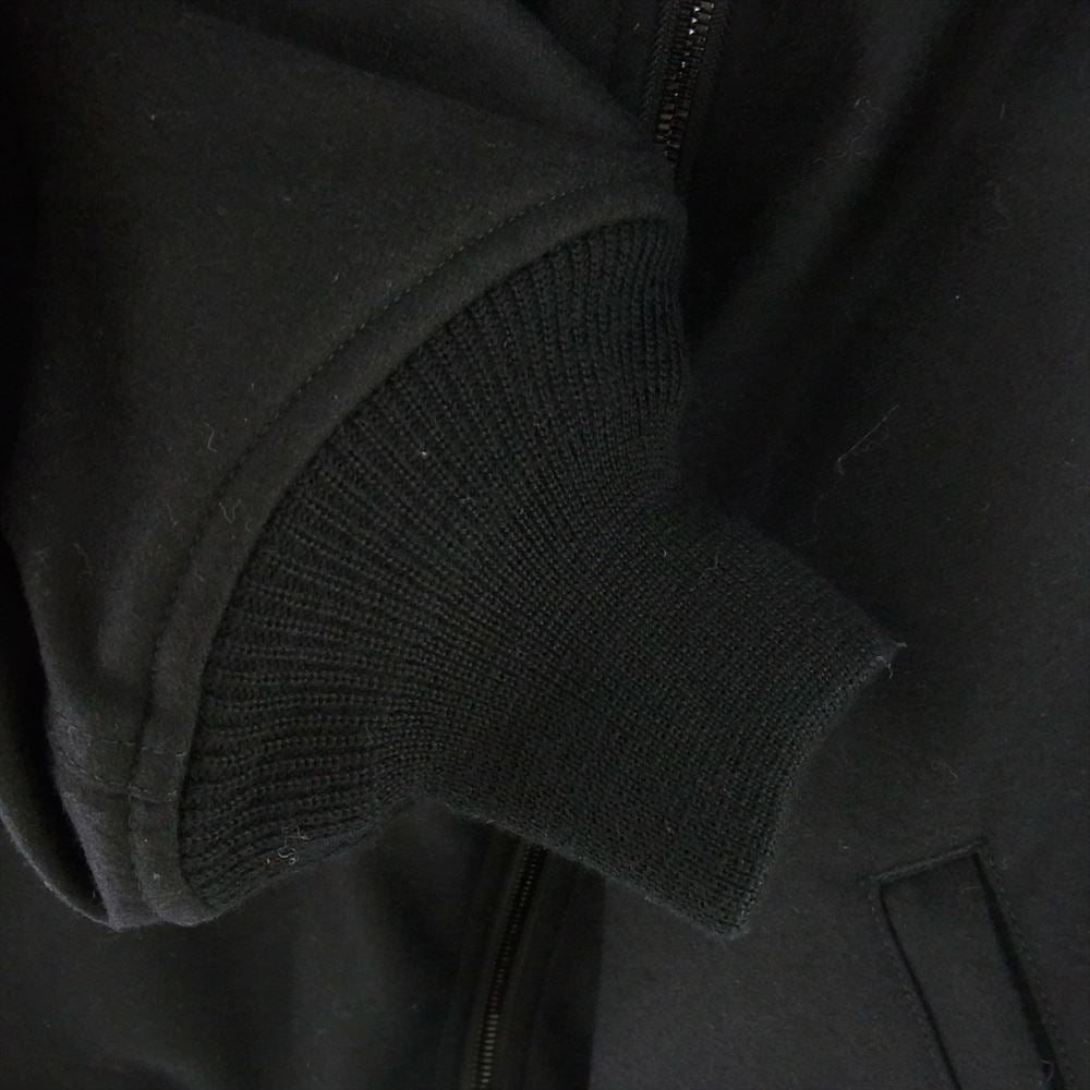 marka マーカ M22C-13BL01C  PUFFED BOMBER JACKET 2/48  WOOL FLANNEL MA1 ウール フランネル ジャケット ブラック系 2【中古】