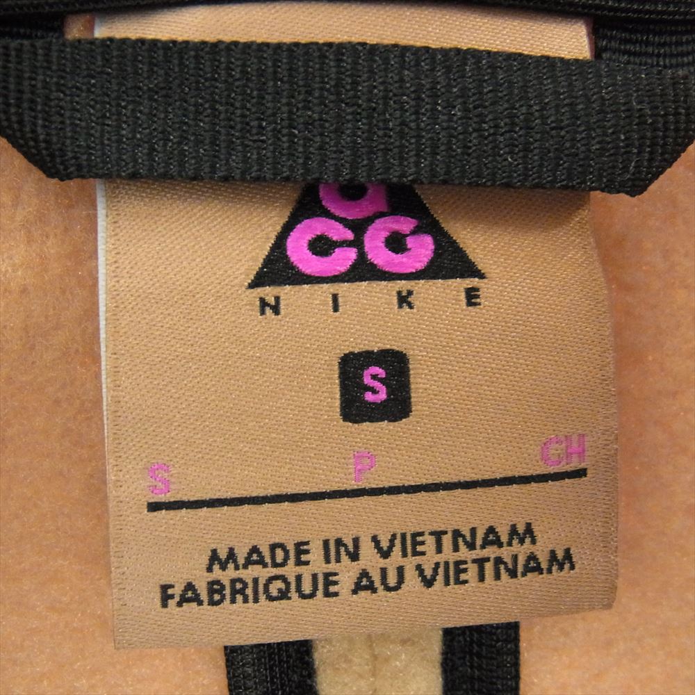 NIKE ナイキ BQ7198-297 ACG MICROFLEECE JAKETS フリース ジャケット ベージュ ベージュ系 S【中古】
