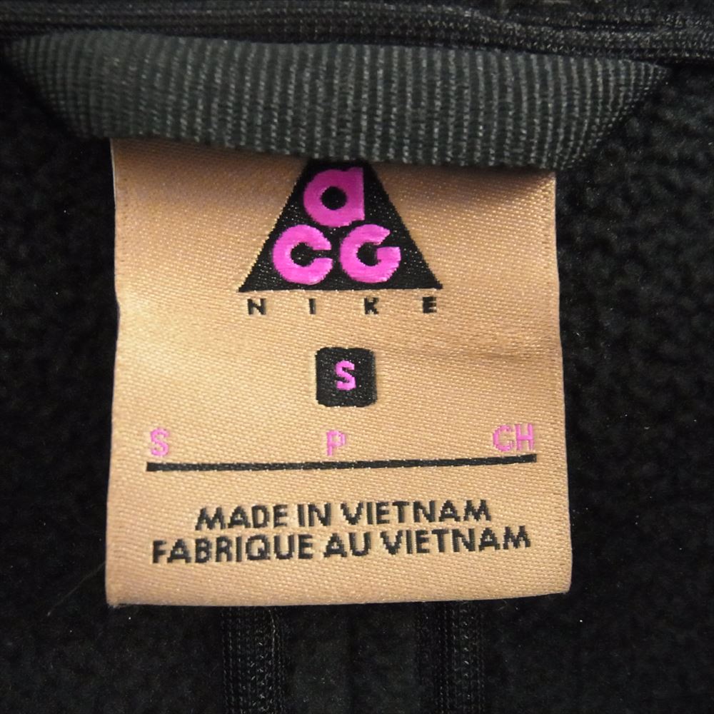 NIKE ナイキ BQ7198-010 ACG MICROFLEECE JAKETS フリース ジャケット ブラック ブラック系 S【中古】