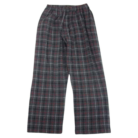 UNDERCOVER アンダーカバー 20AW UCZ4501-1 WOOL CHECK SHRIVEL PANTS  ウール イージー チェック パンツ グレー系 2【中古】