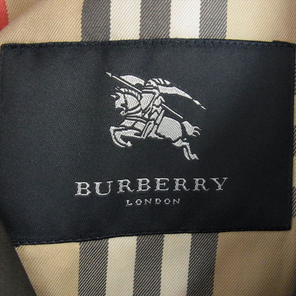BURBERRY バーバリー BJB76-150-29 着脱可 キルティングライナー付 ステンカラー コート ダークブラウン系【中古】