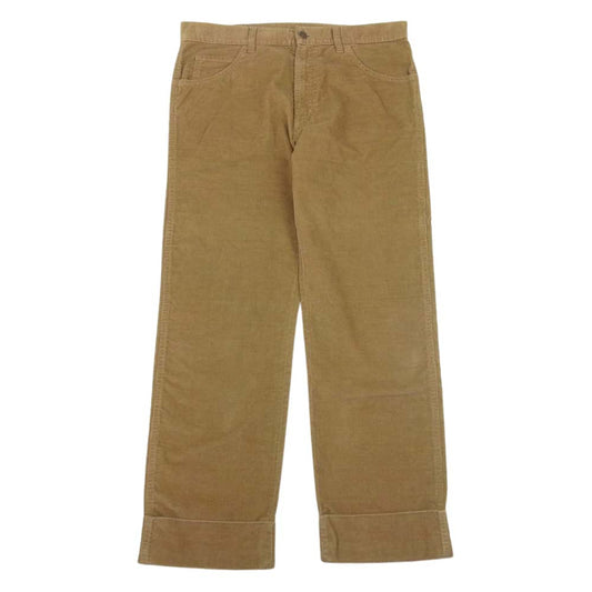 GUCCI グッチ 433623 コーデュロイ ビー 蜂 刺繍 パンツ ベージュ系 34【新古品】【未使用】【中古】