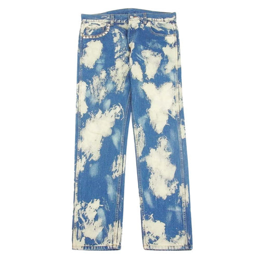 GUCCI グッチ 452428 ブリーチ加工 スタッズ デニム パンツ インディゴブルー系 32【中古】
