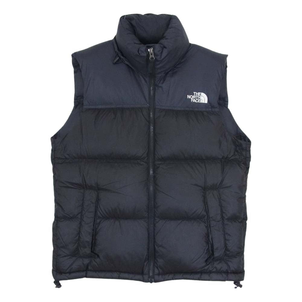 THE NORTH FACE ノースフェイス ND91309 NUPTSE VEST ヌプシ リップストップ ダウンベスト ブラック系 M【中古】